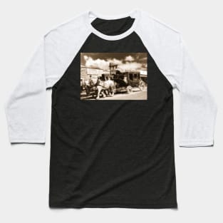 Tombstone Arizona Vintage Stagecoach Baseball T-Shirt